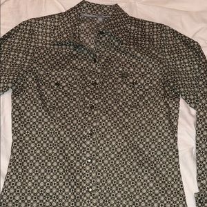 Cinch pearl snap button up shirt